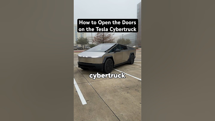 How Do I Open The Cybertruck’s Doors?? 😳😲