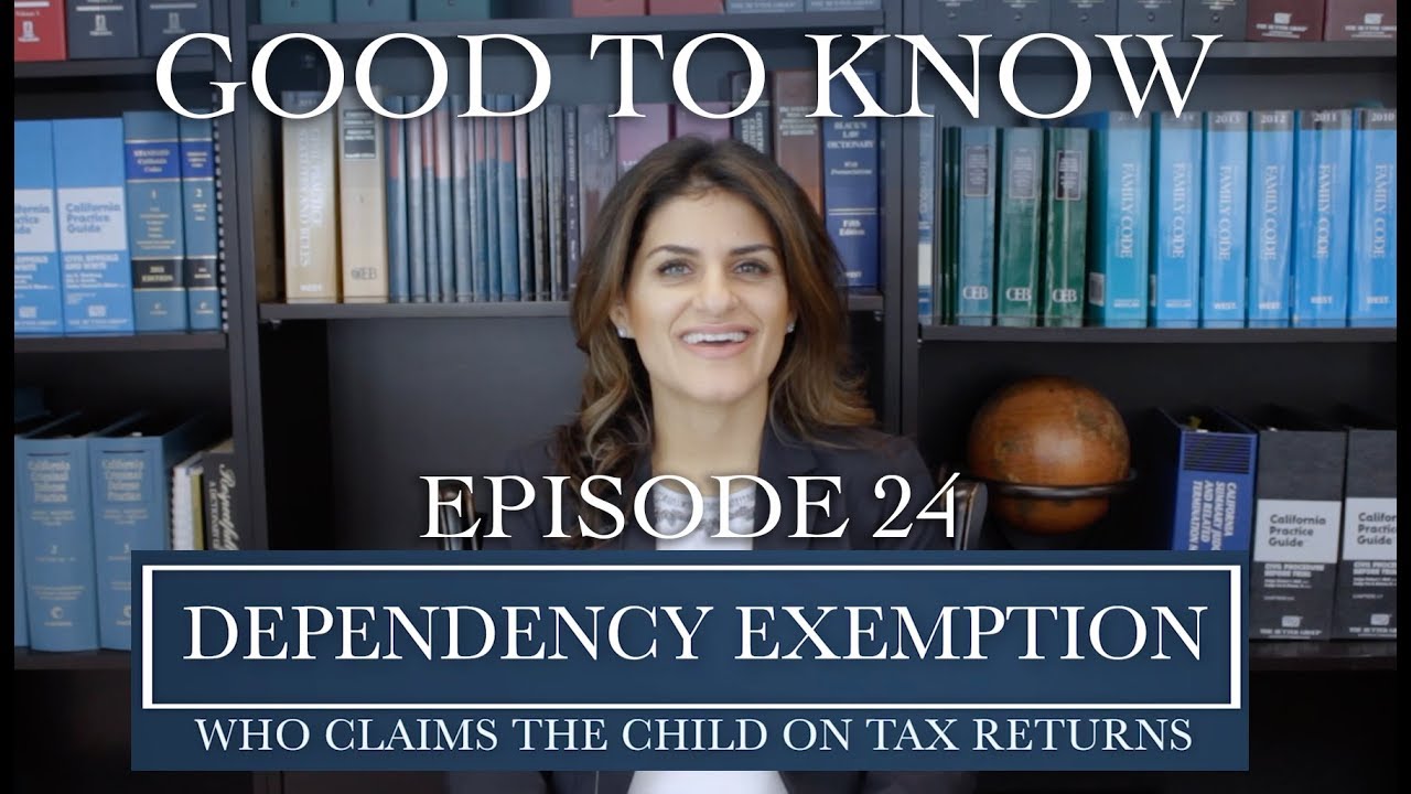 Dependency Exemption GOOD TO KNOW EP. 24 YouTube
