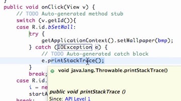 Android Developing Applications Tutorial 41 Finish Camera and Wallpaper App