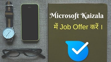 How To Assign Jobs To Users On Microsoft Kaizala-Hindi