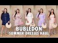 BUBLEDON SUMMER DRESSES TRY ON HAUL! DRESSES &amp; SHOES YOU NEED! Wedding Guest, Brunch, &amp; Church!