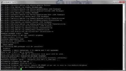 Cara Install Dropbear Debian