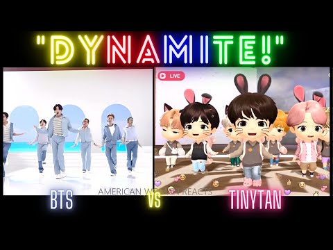 BTS vs TinyTAN "Dynamite" M/V | American Woman Reacts 😍