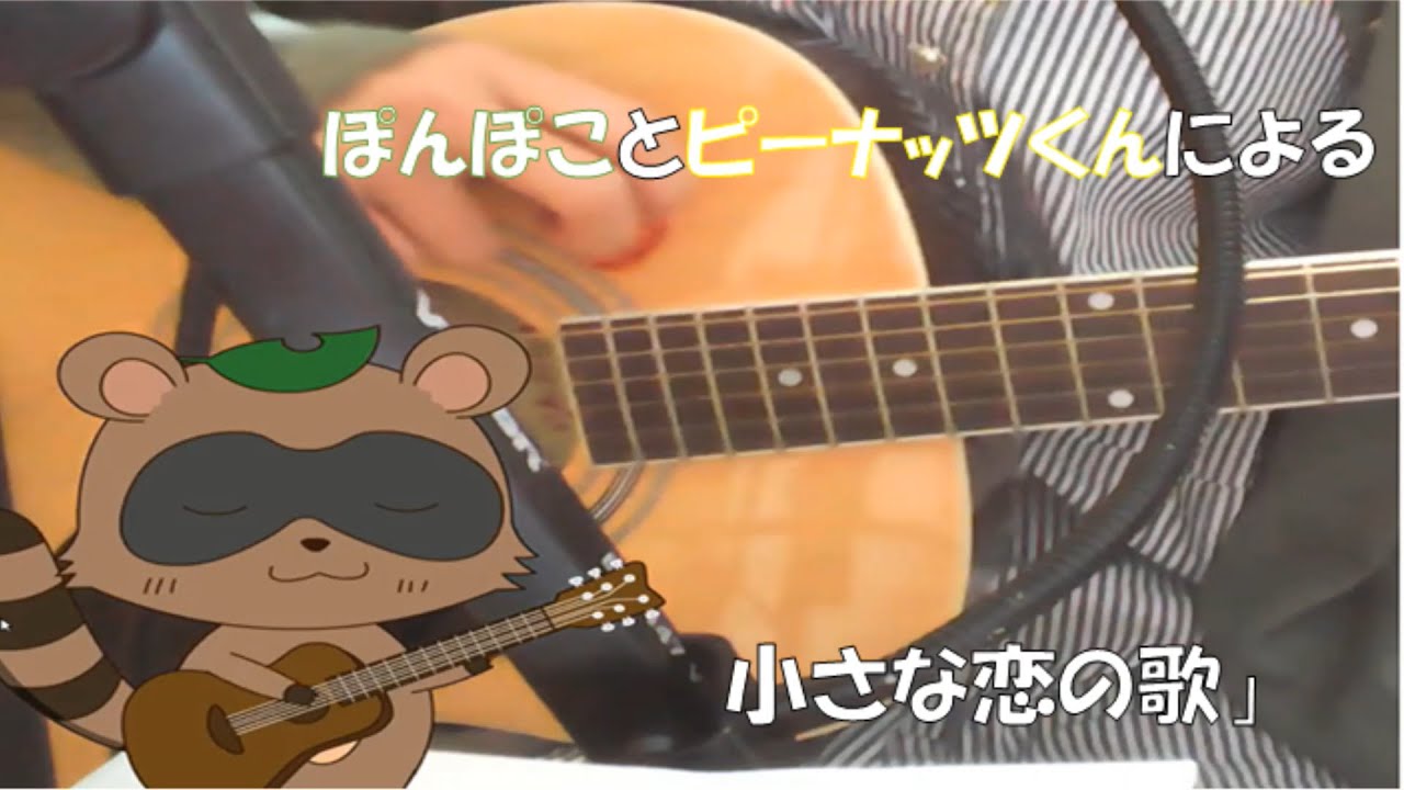 【ぽこピー】ぽんぽことピーナッツくんが歌う「小さな恋の歌」【切り抜き】