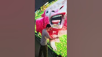 Do you know what kind of sheep this is? #ledwall #ledscreen #leddisplay #eagerled #ledmodule