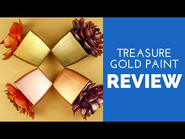 How to Use FolkArt Treasure Gold Metallic Paint 