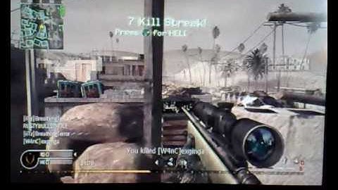 Call of Duty 4 - Sniper Kill Streak