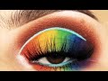 Colourful cut crease eyeshadow tutorial for beginners  jaaniyas arts  shorts