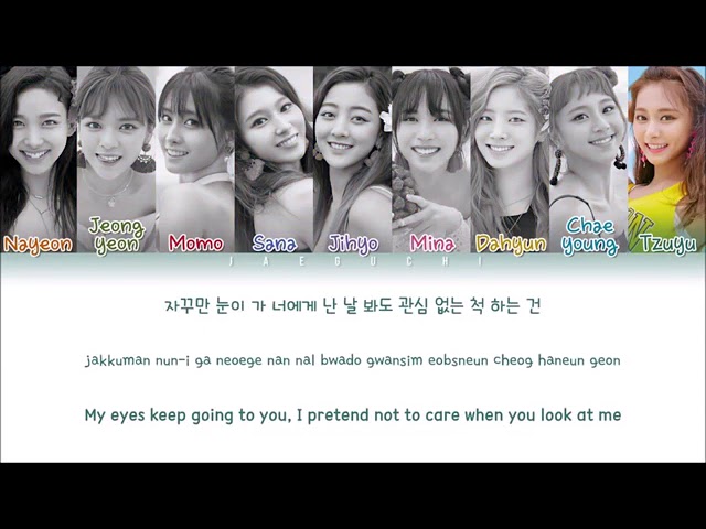 TWICE - SHOT THRU THE HEART Color Coded Lyrics (Han_Rom_Eng) class=