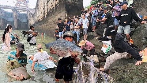 THỦY ĐIỆN Trị AN NÓNG NHẤT LÚC NÀY - ĐÓNG Cửa Xả Biển Người Săn cá khủng 