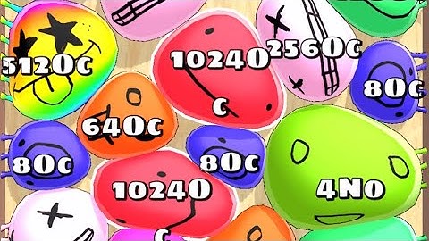 Blob Merge 3d | Mobile Game |GamePlay | ios android games | satisfying relaxing game (Part 50)