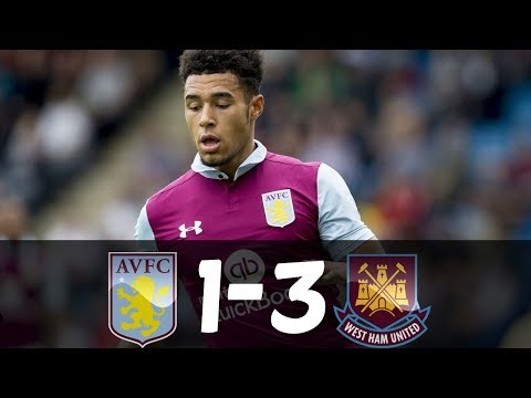 Aston Villa vs West Ham (1-2) All Goals and Highlights – Friendly Match 25/07/18 HD