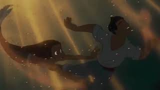 Ariel rescues Prince Eric