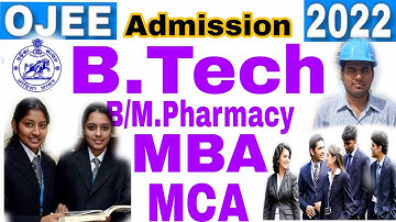Ojee Exam 2022 | Admission For B. Tech, MBA, MCA, B/M Pharmacy | Best Engineering College Admission