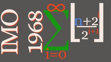 International Mathematical Olympiad | 1968 Q 6