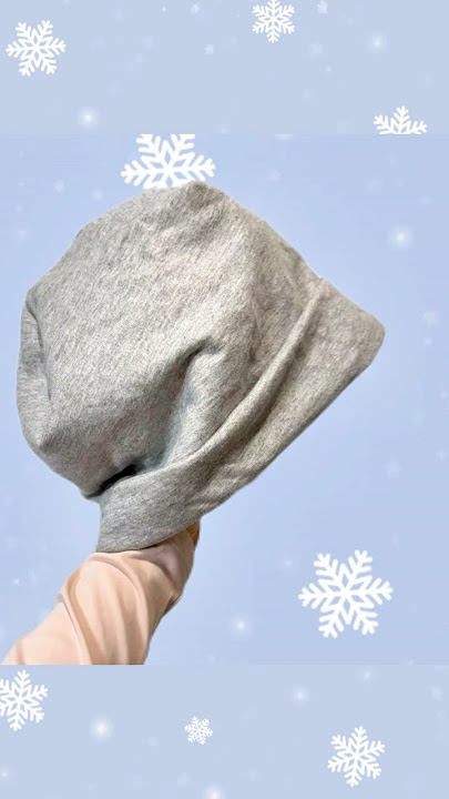 Howt to sew a winter hat quickly #sewing #sewingtutorial