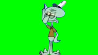 Squidward Shut Up - Green Screen