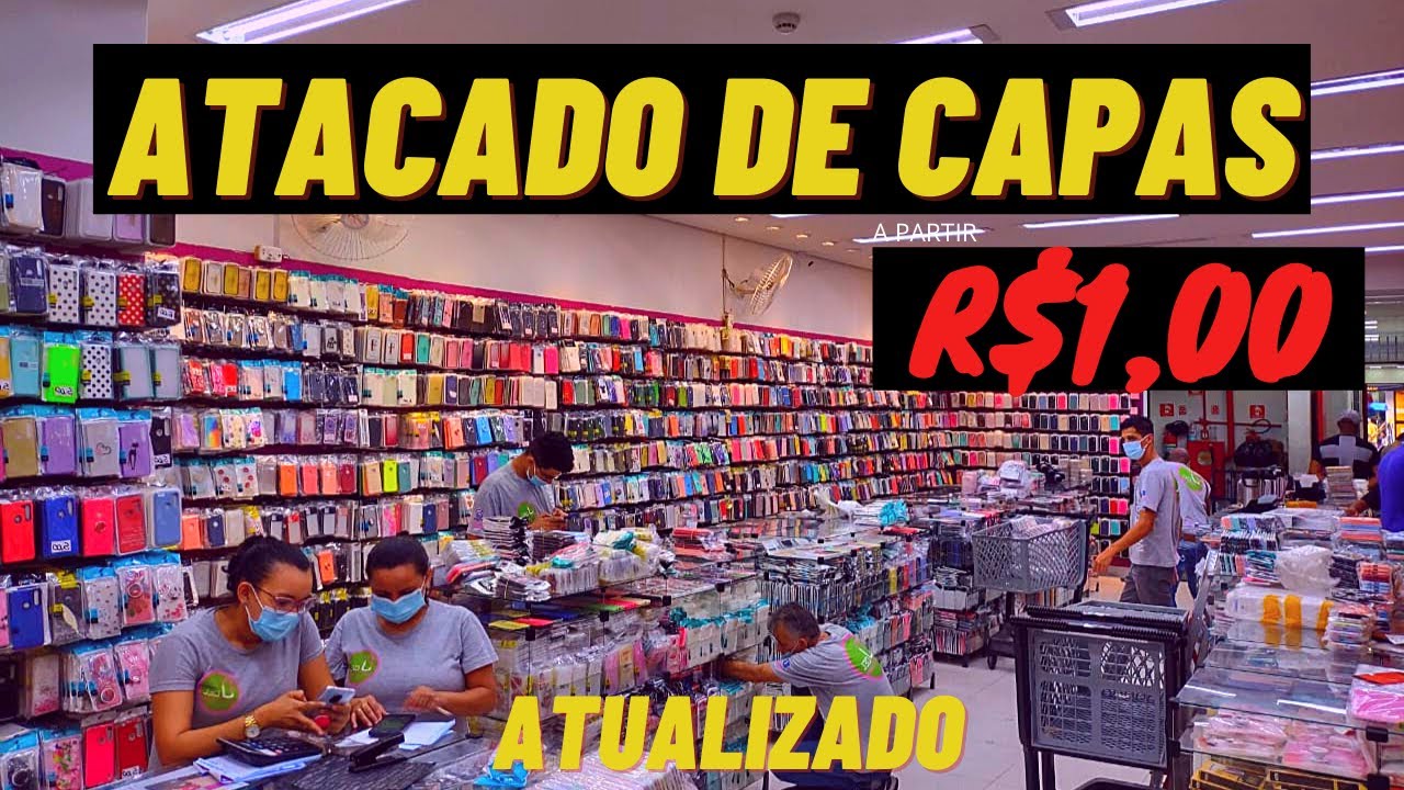 CAPINHAS DE R$ 1,00)Distribuidora de Capas para Celular Atacado Enviando  Normalmente na Sua Casa - YouTube