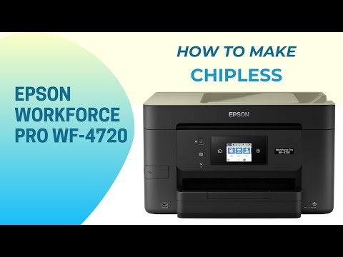 video How to make chipless Epson Workforce Pro WF-4720 / WF-4730 / WF-4734 / PX-M780F