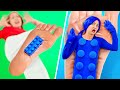 LEGO İNSAN OLSAYDI || Komik Kendin Yap Projeleri Ve Rahatlatıcı Oyuncaklar 123 GO!