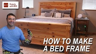 Learn how to make a Bed Frame with DIY Pete