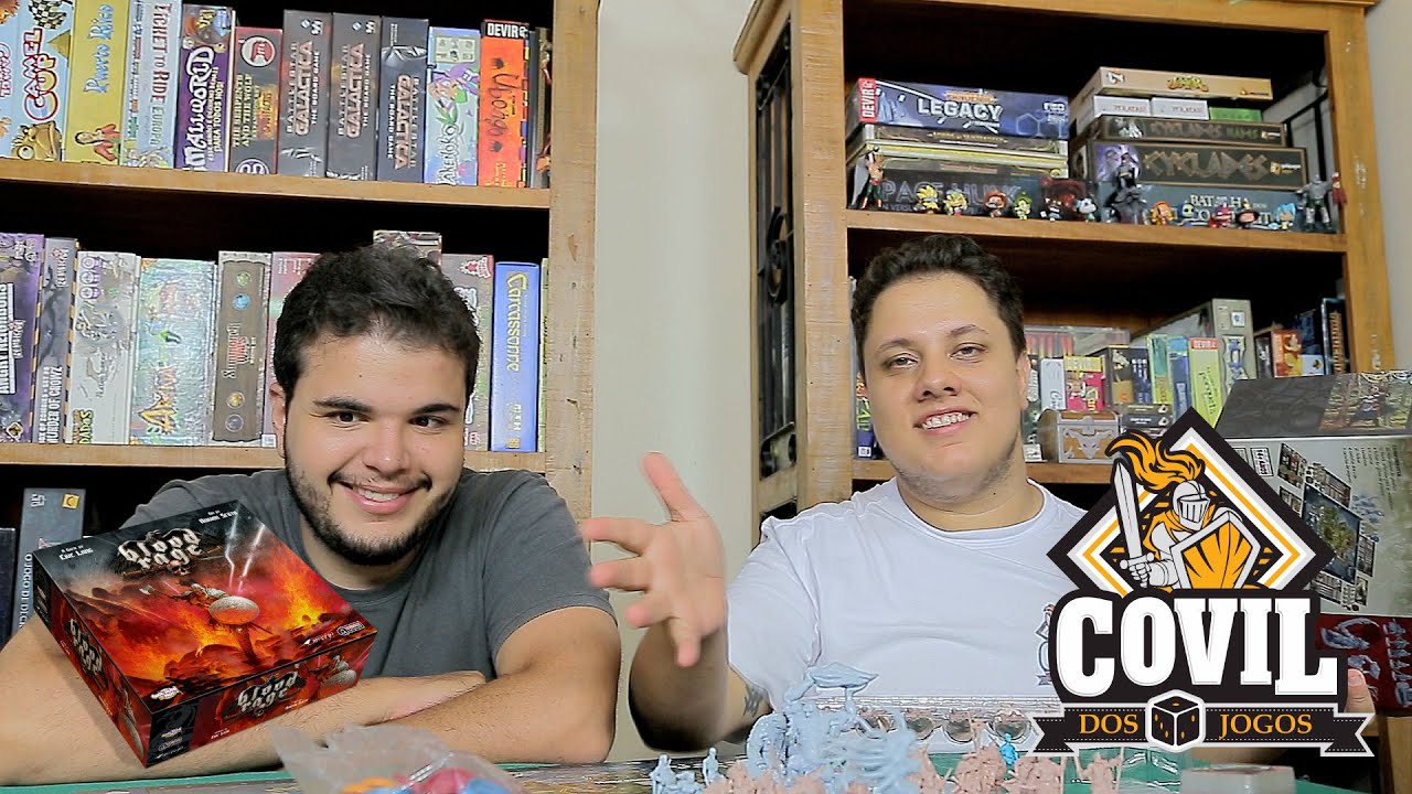 O QUE TEM NA CAIXA? Unboxing Blood Rage - YouTube