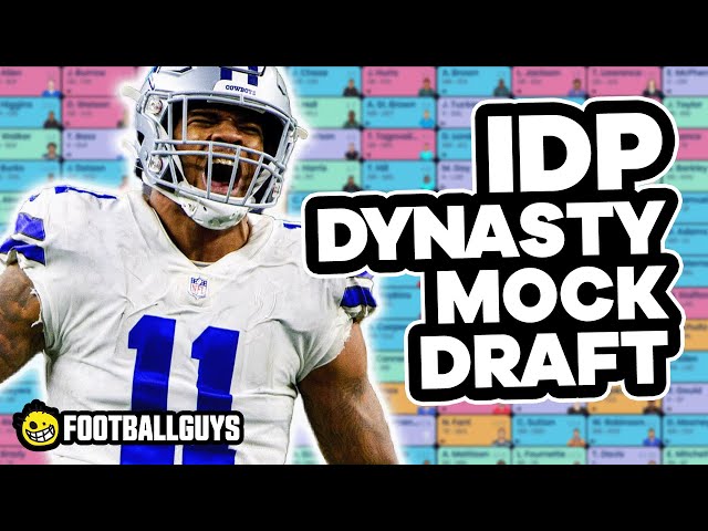 Fantasy football: 2022 dynasty rookie mock draft including defensive  players (IDP), Sports