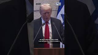 Trump warns Iran against threatening Israel as Hamas releases remaining Israeli hostages