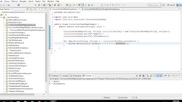 Java Interview Questtions-2- How to use Concurrent Hash Map