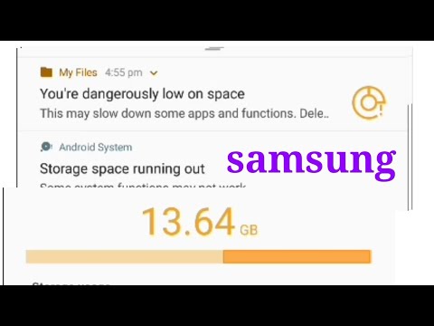 How solve Samsung storage space running out problem || samsung j7 max storage problem