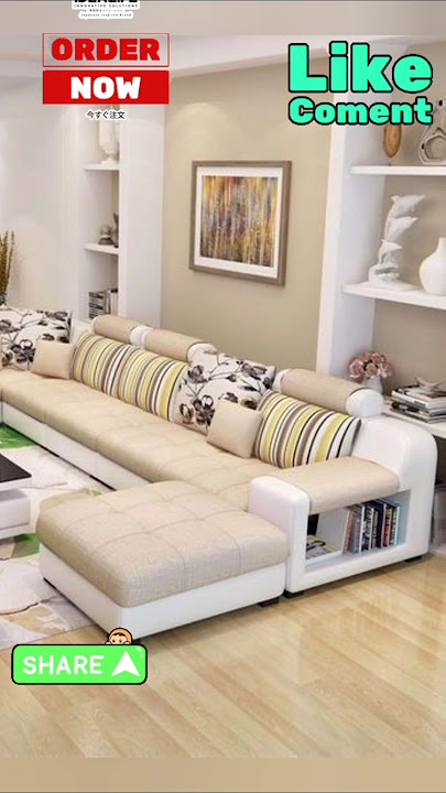 Torque - Callister 12 Seater Interchangeable Sofa for Living Room (Right Side, Beige & White) 
