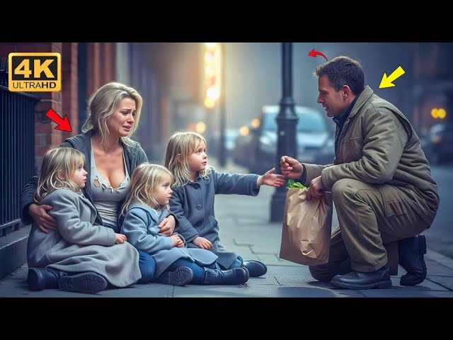 Ich fand sie in einer eisigen Winternacht unter einem nassen Pappkarton – drei kleine Mädchen, die keine Stimme mehr hatten, und eine Frau, die niemandem mehr vertraute. Die Kleinste umklammerte...