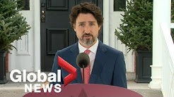 Coronavirus outbreak: Trudeau announces U.S.-Canada border closure extended another 30 days | FULL