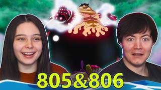 TANK MAN!!! 👒 One Piece Ep 805 & 806 REACTION & REVIEW