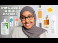 Skincare Must-Haves For Spring Summer ☀️ | Dry, Sensitive, Acne Prone Skin Essentials