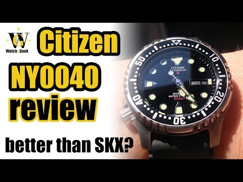 Citizen NY0040 Review - is it better than Seiko SKX007