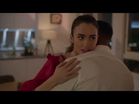 Emily in Paris: Season 2 / Kissing Scene — Emily and Alfie (Lily Collins and Lucien Laviscount)