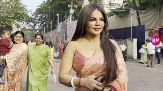 Rakhi Sawant At Durgo Puja