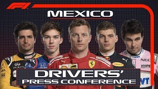 2018 Mexican Grand Prix: Press Conference Highlights
