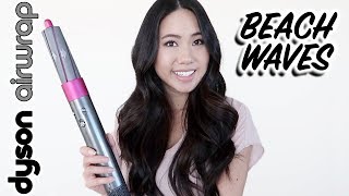 How To Create Dyson Airwrap Beach Waves | Review & Tutorial