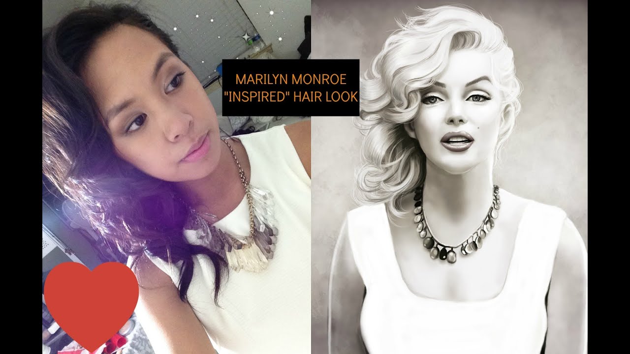 A Marilyn Monroe Inspired Hair Tutorial YouTube