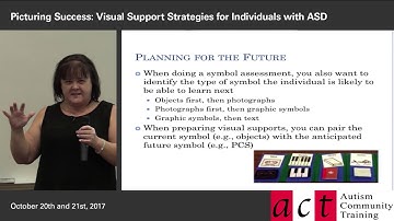 Visual Support Strategies for Individuals with ASD: Session 1 - Part 5 - Planning for the Future