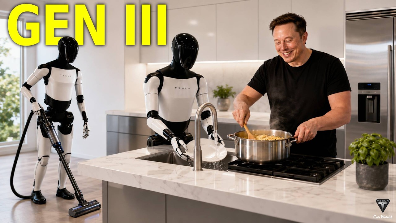 Elon Musk Unveils the Ultimate Tesla Bot Gen 3: Cook, Clean, and Serve Beer for Just /Hour! – Video