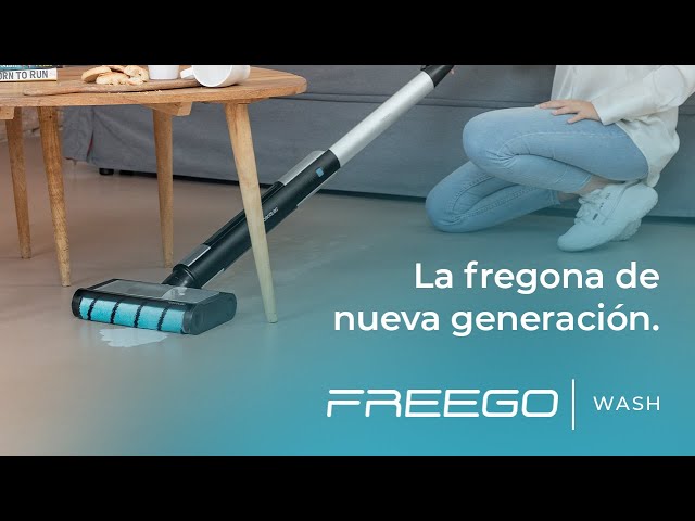 FreeGo Wash&Vacuum Spray Fregona eléctrica sin cables Cecotec