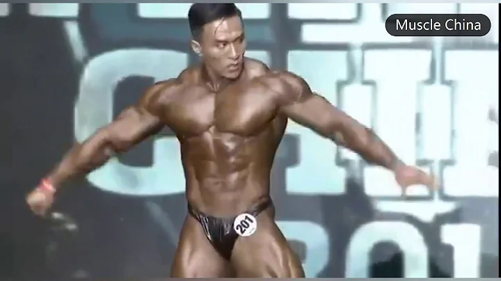 Chinese men's traditional bodybuilding runner-up Z...