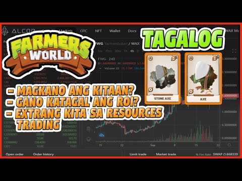 FARMERS WORLD TAGALOG – BEST NFT – LAKI NG KITA CRYPTO GAMES – BLOCKCHAIN GAMES – STONE AXE FWG FWW