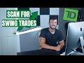 How To Scan and Discover Swing Trades | ThinkOrSwim TD Ameritrade