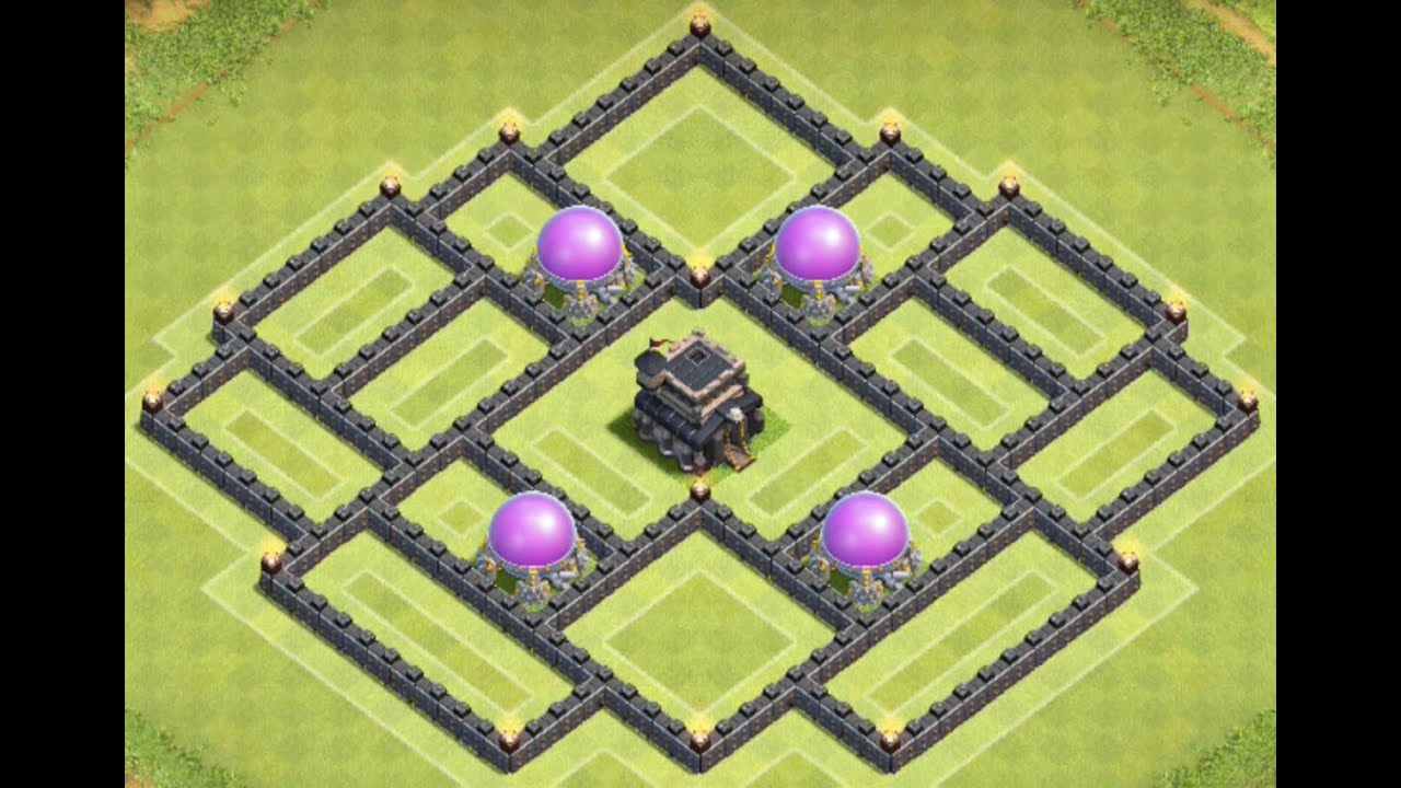 Clash Of Clans EPIC *TH8* Hybrid Base by Irfaan 12 - 