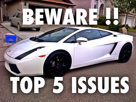 Top 5 Lamborghini Gallardo Failures  -  Problems