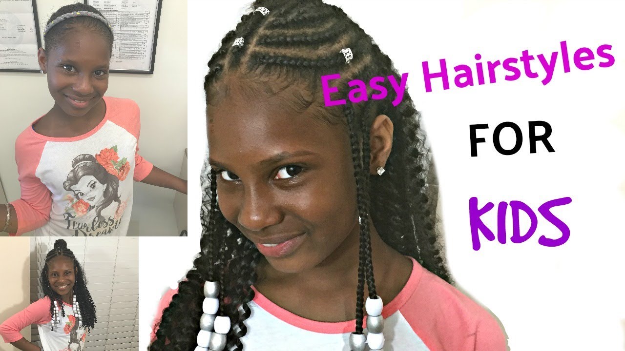 DIY: Easy hairstyle for kids - YouTube